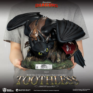 Beast Kingdom MC-067 How to Train Your Dragon 2 Master Craft Toothless 1:4 Scale Master Craft Figure Statue